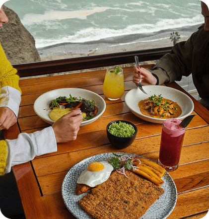 Restaurante Mangos frente al mar